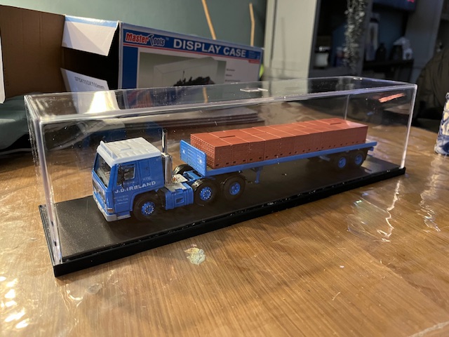 George Raises £410 With Handmade Model Lorry Raffle