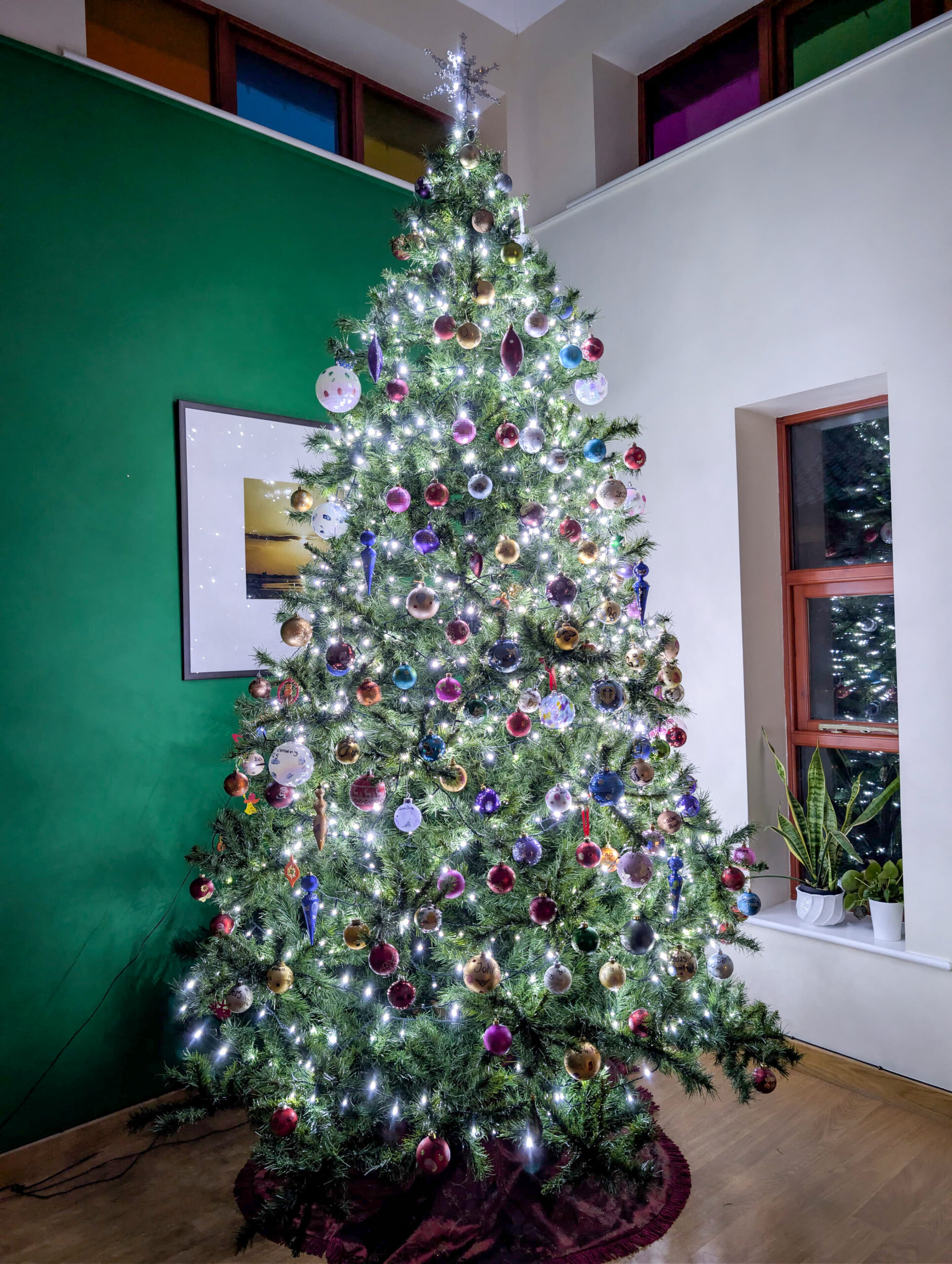 Bauble Tree for Remembrance Service 2025