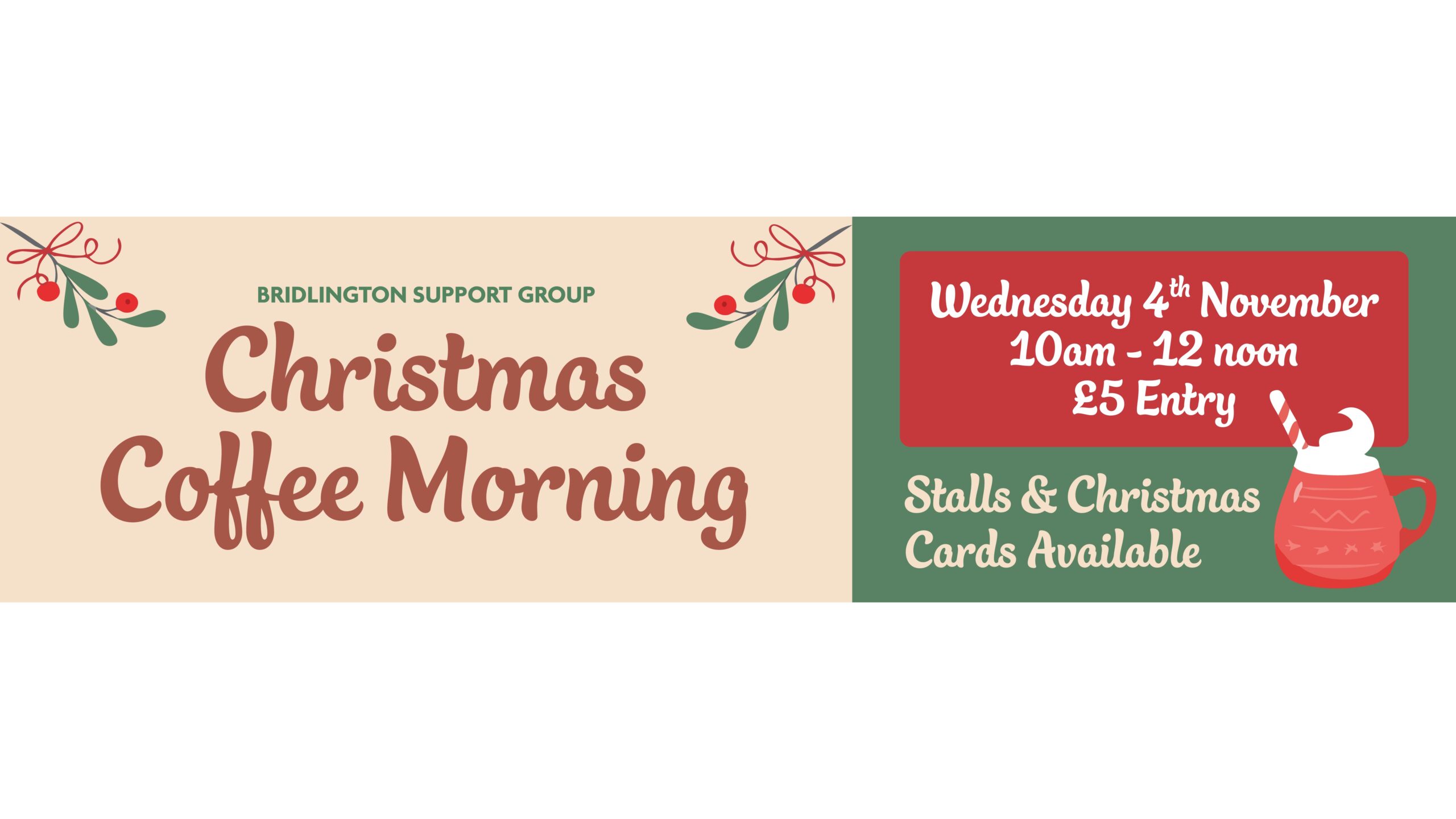 Bridlington Support Group Christmas Coffee Morning